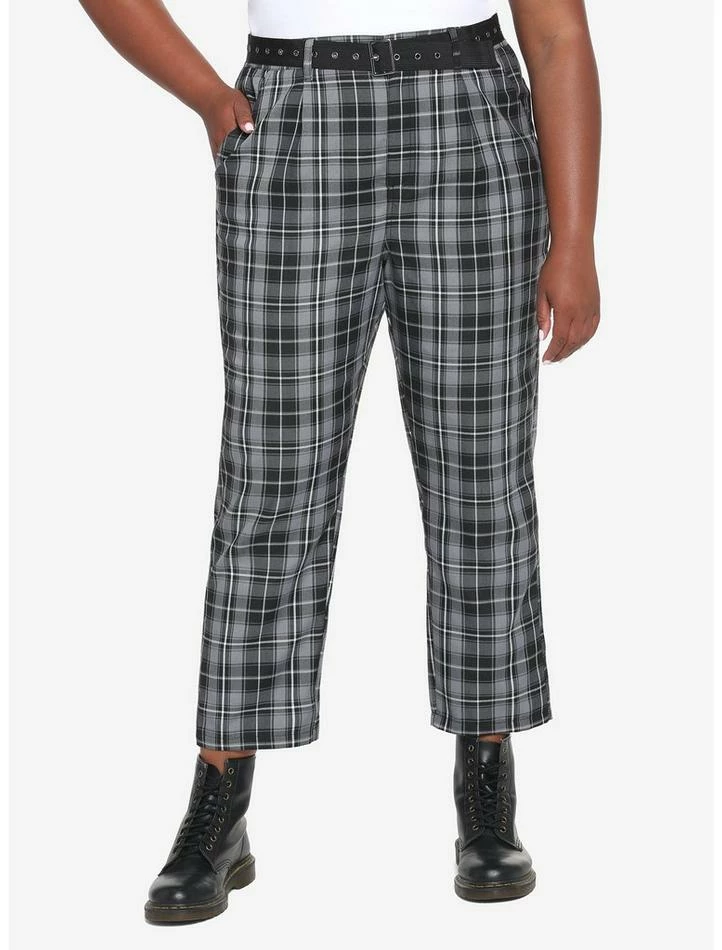 Top 10 ๐งจ Black & Gray Plaid Pants With Belt Plus Size ๐ฅฐ 3 Top 10 ๐งจ Black & Gray Plaid Pants With Belt Plus Size ๐ฅฐ