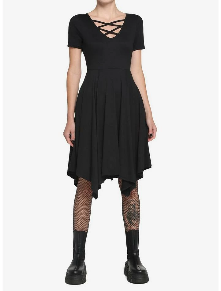 Wholesale ๐ Black Strappy Neckline ๐ Dress ๐ 4 Wholesale ๐ Black Strappy Neckline ๐ Dress ๐ - Image 2