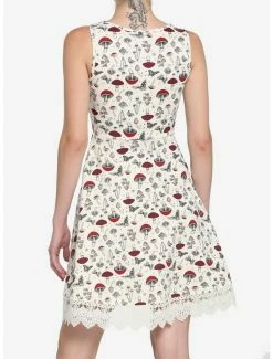 Discount 👍 Ivory Mushroom Lace 👗 Skirt 🔔 -HT Style Outlet Store 17550732 av2