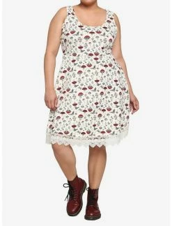 Outlet 😍 Ivory Mushroom Lace 👗 Skirt Plus Size 🌟 -HT Style Outlet Store 17550740 av1