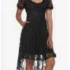 Hot Sale 😀 Black Lace Hi-Low 👗 Dress ⭐ -HT Style Outlet Store 17550810 hi