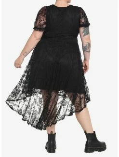 New 🎁 Black Lace Hi-Low 👗 Dress Plus Size ✔️ -HT Style Outlet Store 17550818 av2