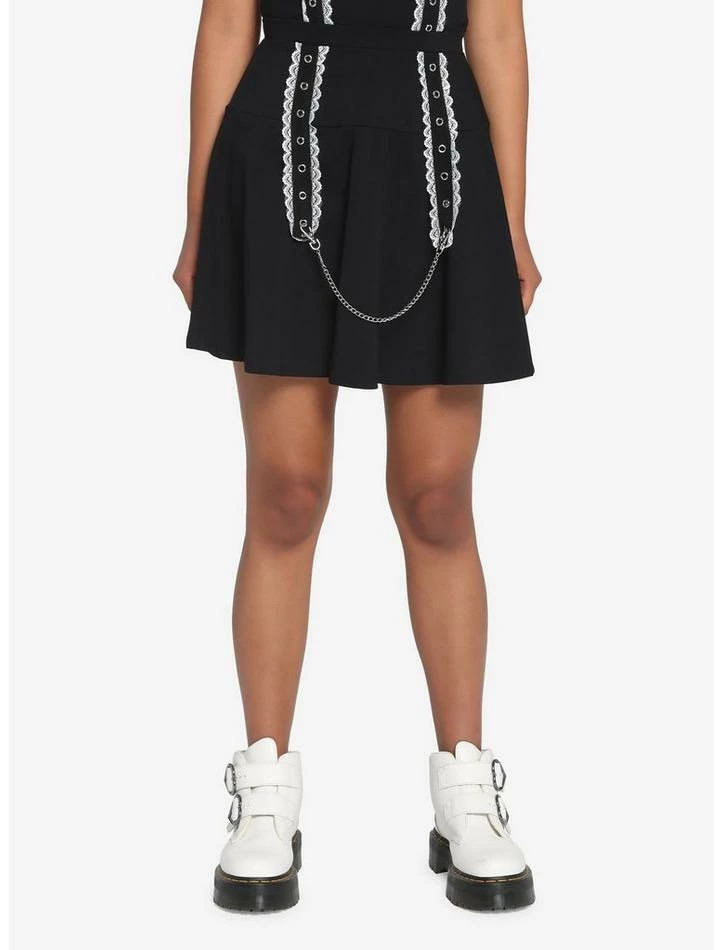 Hot Sale 🥰 Lace Garters & Grommets 👗 Skirt 👍 3 Hot Sale 🥰 Lace Garters & Grommets 👗 Skirt 👍