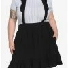 Brand new 😉 Black Ruffle Strap Suspender 👗 Skirt Plus Size 👏 -HT Style Outlet Store 17553927 hi