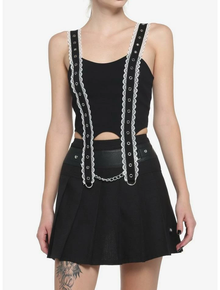 Discount ๐ Lace Garters & Grommets ๐ง Girls Tank Top ๐ 3 Discount ๐ Lace Garters & Grommets ๐ง Girls Tank Top ๐