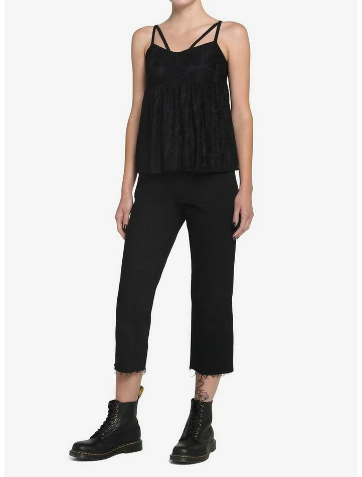 Best Pirce ๐งจ Black Skull Lace ๐ง Girls Babydoll Cami ๐ 4 Best Pirce ๐งจ Black Skull Lace ๐ง Girls Babydoll Cami ๐ - Image 2