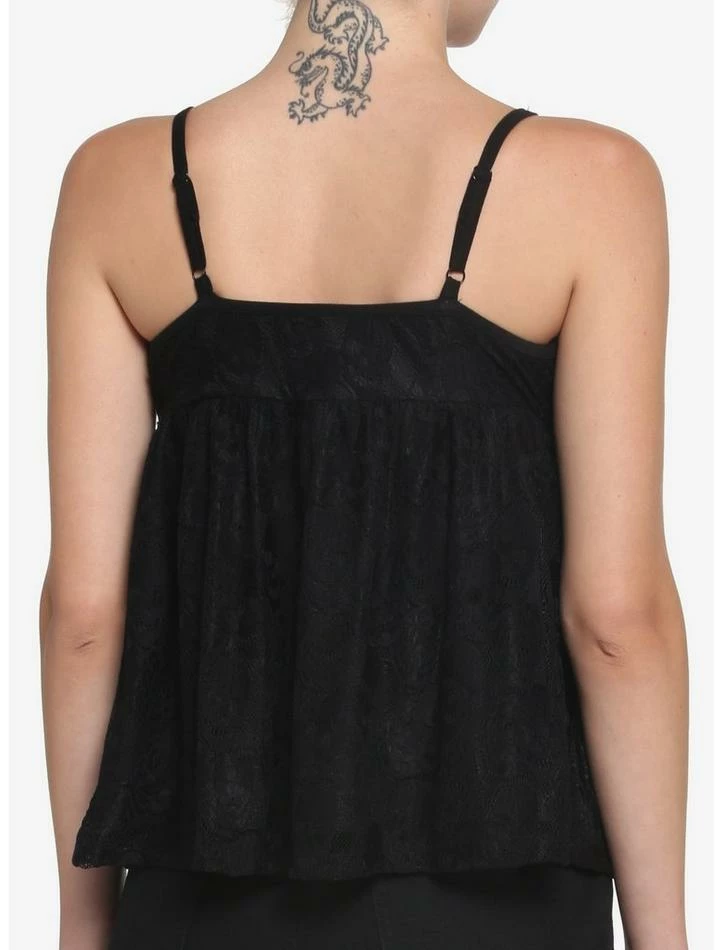 Best Pirce ๐งจ Black Skull Lace ๐ง Girls Babydoll Cami ๐ 5 Best Pirce ๐งจ Black Skull Lace ๐ง Girls Babydoll Cami ๐ - Image 3