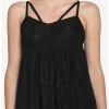 Best Pirce 🧨 Black Skull Lace 👧 Girls Babydoll Cami 🛒
