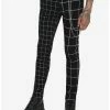 Best reviews of ❤️ Black & White Double Grid Stinger 👖 Jeans 🧨 -HT Style Outlet Store 17604590 hi