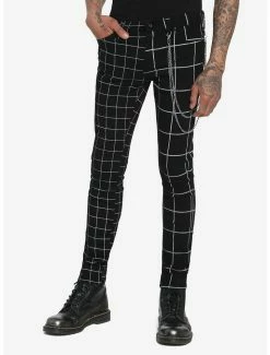 Best reviews of โค๏ธ Black & White Double Grid Stinger ๐ Jeans ๐งจ