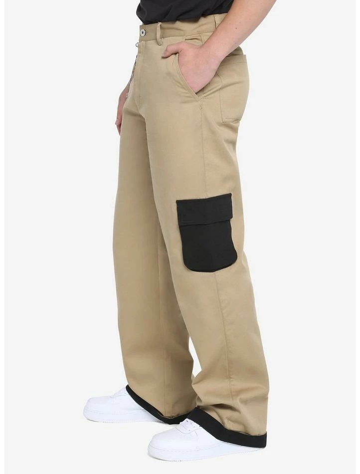 Deals ๐ Black & Beige Contrast Wide Leg Pants ๐ 5 Deals ๐ Black & Beige Contrast Wide Leg Pants ๐ - Image 3