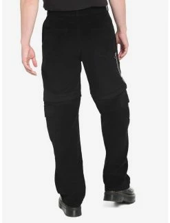 New 😍 Black Corduroy Zip-Off Carpenter Pants ✔️ 7 New 😍 Black Corduroy Zip-Off Carpenter Pants ✔️ -HT Style Outlet Store 17604675 av1