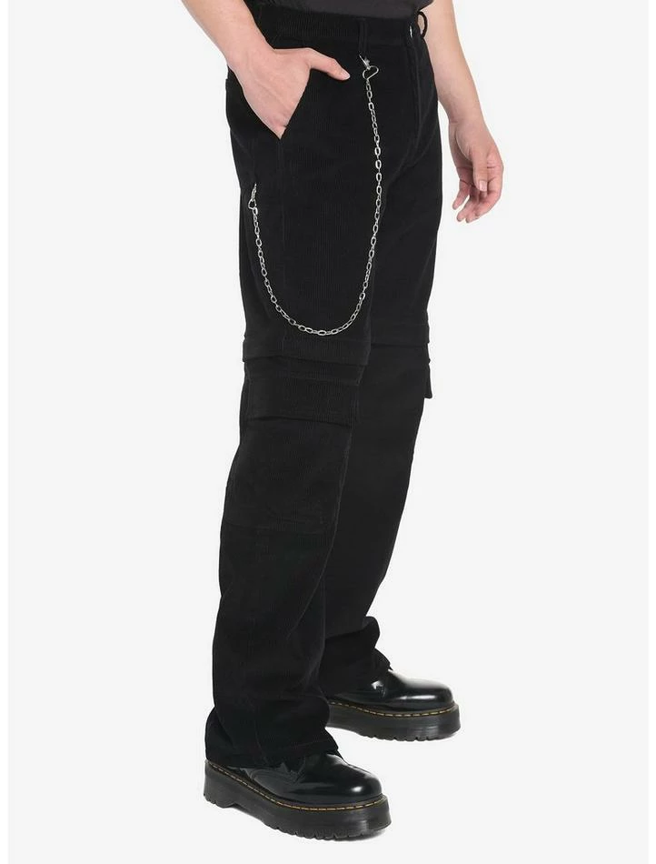New 😍 Black Corduroy Zip-Off Carpenter Pants ✔️ 5 New 😍 Black Corduroy Zip-Off Carpenter Pants ✔️ - Image 3