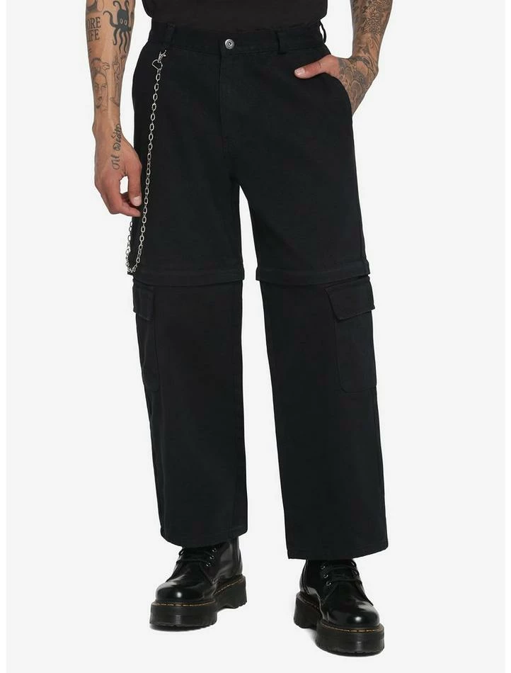 Deals 😀 Black Carpenter Pants With Chain 💯 3 Deals 😀 Black Carpenter Pants With Chain 💯