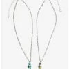 Budget 🎉 Snake Opalescent Crystal Best Friend Necklace Set ✨ -HT Style Outlet Store 17621951 hi