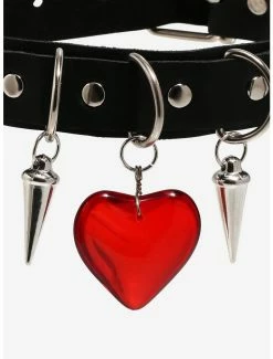 Cheapest ๐ Red Heart D-Ring Spike Choker โจ 5 Cheapest ๐ Red Heart D-Ring Spike Choker โจ -HT Style Outlet Store 17621963 av1