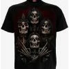 Best Sale ⌛ Faces Of Goth T-Shirt 😍
