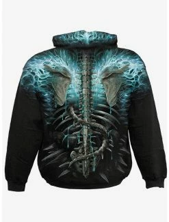Discount 🥰 Flaming Spine Hoodie 🤩 -HT Style Outlet Store 17633752 av1