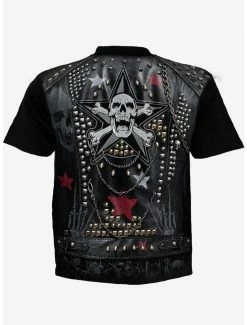 Outlet ⭐ Goth Metal T-Shirt 🔥 -HT Style Outlet Store 17633774 av1