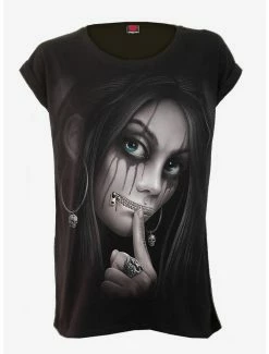 Top 10 😉 Zipped Turnup Sleeve Loose Fit Tee 🤩