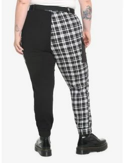 Hot Sale ๐ Black & White Plaid Split Cargo Jogger Pants Plus Size ๐ฅ 9 Hot Sale ๐ Black & White Plaid Split Cargo Jogger Pants Plus Size ๐ฅ -HT Style Outlet Store 17669565 av1