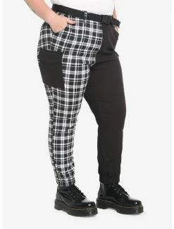 Hot Sale ๐ Black & White Plaid Split Cargo Jogger Pants Plus Size ๐ฅ 10 Hot Sale ๐ Black & White Plaid Split Cargo Jogger Pants Plus Size ๐ฅ -HT Style Outlet Store 17669565 av2