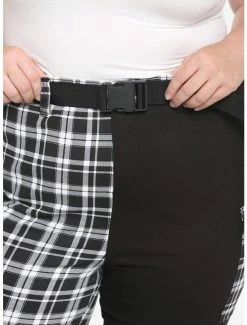 Hot Sale ๐ Black & White Plaid Split Cargo Jogger Pants Plus Size ๐ฅ 13 Hot Sale ๐ Black & White Plaid Split Cargo Jogger Pants Plus Size ๐ฅ -HT Style Outlet Store 17669565 av5