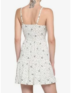 Coupon ❤️ Ivory Music Note Tiered 👗 Dress 🔥 -HT Style Outlet Store 17765905 av2