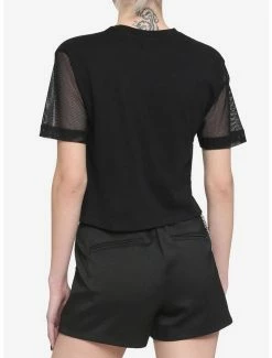 Cheapest 🥰 Skeleton Hands Mesh 👧 Girls T-Shirt ⭐ -HT Style Outlet Store 17788104 av2