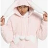Best deal 🎉 Pink Bunny Sherpa 3D Ears 👧 Girls Hoodie 😍