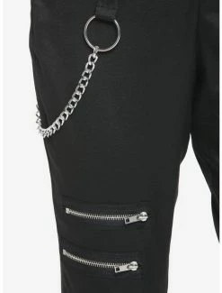Brand new ๐ Black Chain Zipper Pants ๐ฏ 11 Brand new ๐ Black Chain Zipper Pants ๐ฏ -HT Style Outlet Store 17888194 av4
