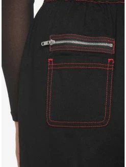 Cheapest 👏 Black & Red Cargo Jogger Pants 🥰 -HT Style Outlet Store 17891141 av2