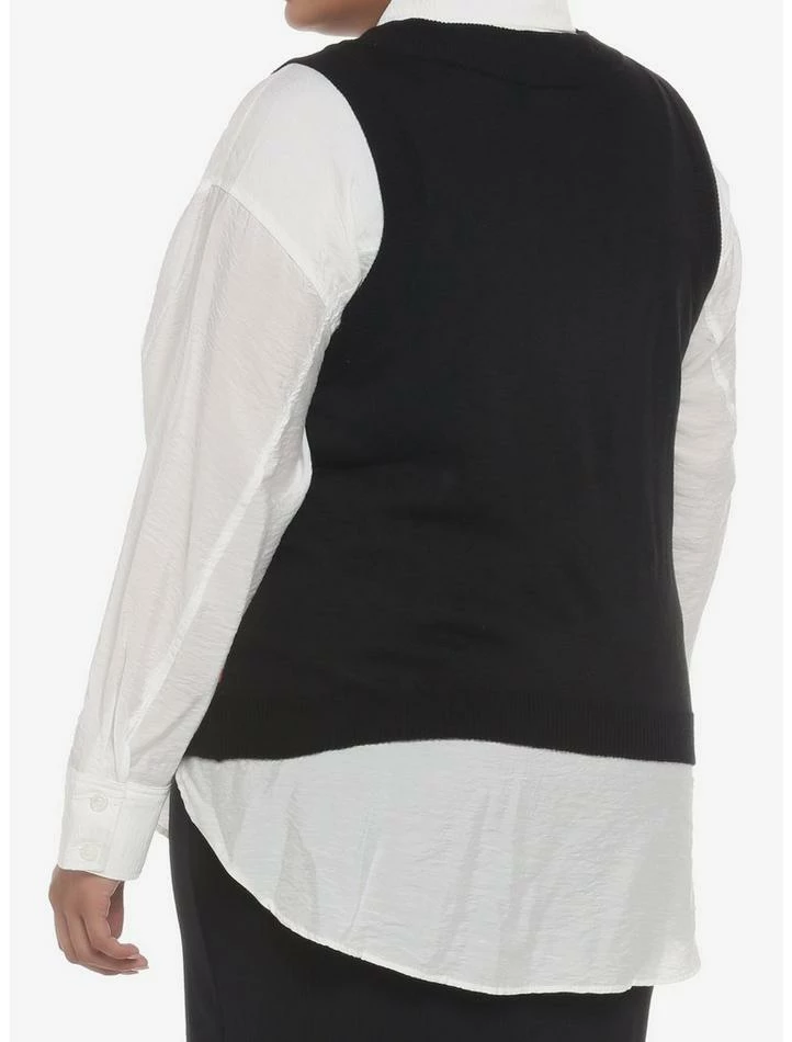 Outlet ๐ฅ Orange Argyle ๐ Halloween ๐ง Girls Crop Sweater Vest Plus Size ๐ 5 Outlet ๐ฅ Orange Argyle ๐ Halloween ๐ง Girls Crop Sweater Vest Plus Size ๐ - Image 3