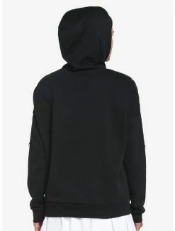 Buy 👏 Black Grommet Oversized 👧 Girls Hoodie 👍 -HT Style Outlet Store 17904138 av2