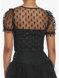 Hot Sale 🔔 Coffin Glitter Mesh Top 🧨 -HT Style Outlet Store 17904264 av2
