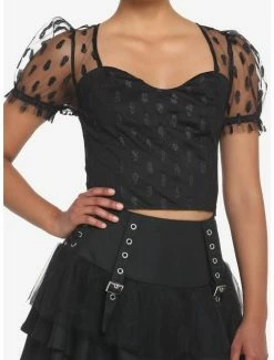 Hot Sale 🔔 Coffin Glitter Mesh Top 🧨