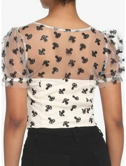 Best deal 🥰 Mushroom Glitter Mesh 👧 Girls Top ✨ -HT Style Outlet Store 17904282 av2