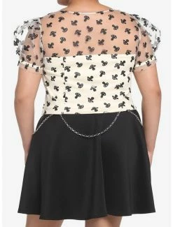 Best Pirce 🥰 Mushroom Glitter Mesh 👧 Girls Top Plus Size 😉 -HT Style Outlet Store 17904290 av2