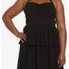 Discount 🤩 Black Grommet Choker Tiered 👗 Dress Plus Size 🌟 -HT Style Outlet Store 17904504 hi