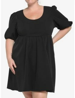 Discount ๐ Black Back Tie Puff Sleeve Babydoll ๐ Dress Plus Size ๐ฅ 6 Discount ๐ Black Back Tie Puff Sleeve Babydoll ๐ Dress Plus Size ๐ฅ -HT Style Outlet Store 17904696 av1