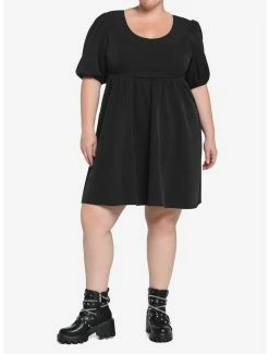 Discount ๐ Black Back Tie Puff Sleeve Babydoll ๐ Dress Plus Size ๐ฅ 7 Discount ๐ Black Back Tie Puff Sleeve Babydoll ๐ Dress Plus Size ๐ฅ -HT Style Outlet Store 17904696 av2
