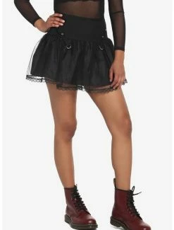 Hot Sale ๐ฅฐ Royal Bones By Tripp Black Tulle ๐ Skirt ๐
