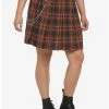 Outlet ๐ Orange Plaid Double Chain Pleated ๐ Skirt Plus Size ๐งจ 2 Outlet ๐ Orange Plaid Double Chain Pleated ๐ Skirt Plus Size ๐งจ -HT Style Outlet Store 18001232 hi