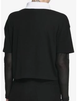 Best reviews of โค๏ธ Chain Collar Mesh Twofer Long-Sleeve ๐ง Girls Polo ๐ Shirt ๐งจ 7 Best reviews of โค๏ธ Chain Collar Mesh Twofer Long-Sleeve ๐ง Girls Polo ๐ Shirt ๐งจ -HT Style Outlet Store 18001271 av2