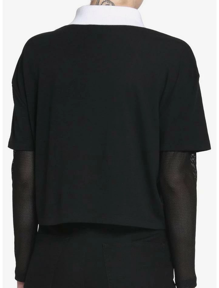 Best reviews of โค๏ธ Chain Collar Mesh Twofer Long-Sleeve ๐ง Girls Polo ๐ Shirt ๐งจ 5 Best reviews of โค๏ธ Chain Collar Mesh Twofer Long-Sleeve ๐ง Girls Polo ๐ Shirt ๐งจ - Image 3