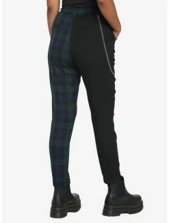 Outlet 🔔 Black & Green Plaid Split Pants 🥰 5 Outlet 🔔 Black & Green Plaid Split Pants 🥰 -HT Style Outlet Store 18039967 av1