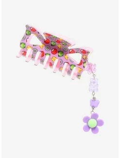 New π₯° Purple Cottagecore Charm Hair Clip π