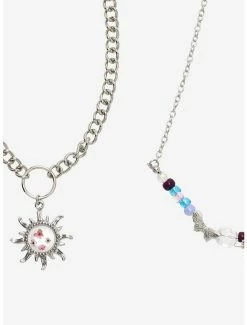 Coupon 🌟 Celestial Dried Floral Beaded Necklace Set ❤️ -HT Style Outlet Store 18068732 av1