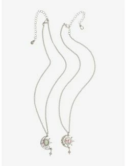 Top 10 ⌛ Celestial Dried Floral Best Friend Necklace Set 🤩 -HT Style Outlet Store 18068734 av1