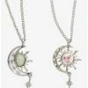 Top 10 ⌛ Celestial Dried Floral Best Friend Necklace Set 🤩 -HT Style Outlet Store 18068734 hi